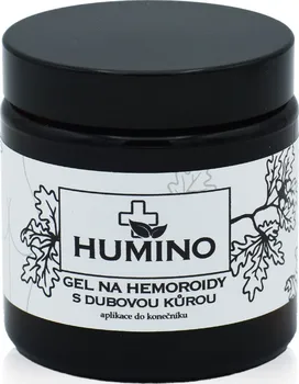 Bylinná léčivá mast Humáty Humino gel na hemeroidy s dubovou kůrou 100 g