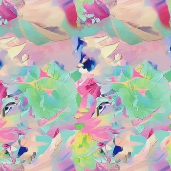 Šatovka N6739 barevný vzor, š.145