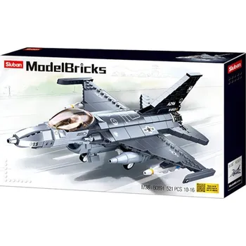 Stavebnice Sluban Sluban Stavebnice Model Bricks M38-B0891 Stíhačka F-16 Falcon