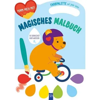 První čtění Magisches Malbuch - Cover blau (Bär)