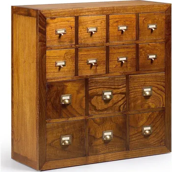 Konzolový stolek Zásuvkový box 8 + 6 zásuvek STAR v koloniálním stylu