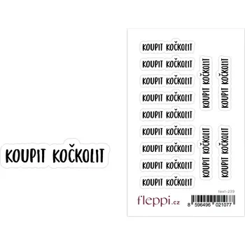 samolepka Fleppi Samolepky Koupit kočkolit