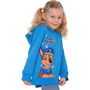 Chlapecká mikina Textilomanie Dětská mikina TLAPKOVÁ PATROLA modrá 110 - 116