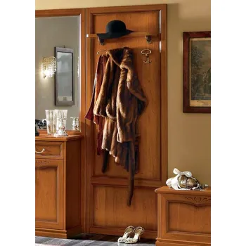 Věšák Rustikální věšákový panel Isabelle III 213x80cm 3 věšáky