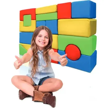 ostatní stavebnice Molitanová stavebnice PlaySoft 21 ks KOŽENKA (20 cm) + DOPRAVA ZDARMA