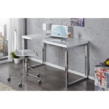 Psací stůl Moderní pracovní stůl White Desk 120x60cm bílá