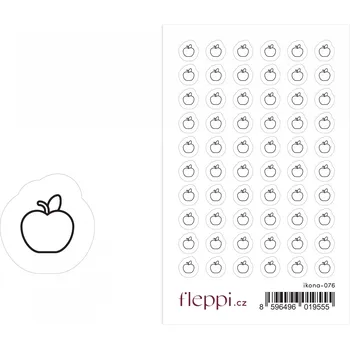 samolepka Fleppi Samolepky ikonky – Jablko