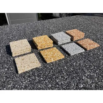 Báča Beton Mramorové podšálky Rozměry: 10 x 10 x 1 cm, Počet kusů: 6 ks