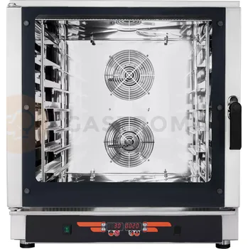 Konvektomat, 7xGN1/1, 7x 600x400 mm, sonda, 9 programů, 10,7 kW, 840x910x930 mm | RESTO QUALITY, FED07