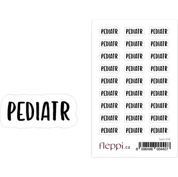samolepka Fleppi Samolepky Pediatr