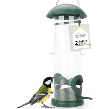 Krmítko pro ptáka REAVET Krmný sloupek na obiloviny, zelený - více velikostí (výška 20 cm - 40 cm) Velikost: 20 cm