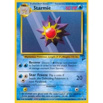Sběratelská karetní hra Pokémon BS2 094/130 Starmie - Base Set 2 Stav: Excellent