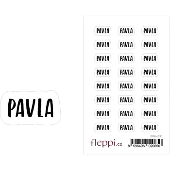samolepka Fleppi Samolepky se jmény - Pavla