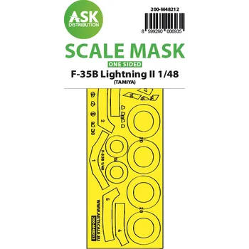 Plastikový model ASK 1/48 F-35B Lightning II one-sided express fit mask for Tamiya