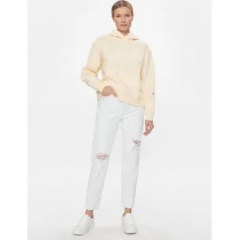 Pánská mikina Calvin Klein Jeans Mikina Back Bold Monologo J20J222895 Žlutá Relaxed Fit XS