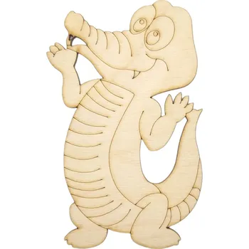 omalovánky Pehucraft Dřevěná omalovánka krokodýl