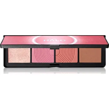 Rozjasňovač Smashbox Halo Sculpt + Glow Face Palette paletka rozjasňovačů a tvářenek odstín Pink Saturation 15,7 g