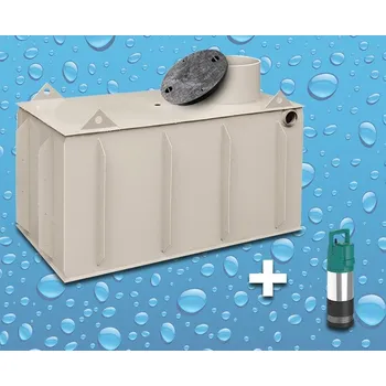 NAŠE JÍMKY Nádrž 2v1 - 11 m³ hranatá k obetonování