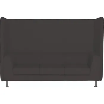 Pohovka Pohovka Notre Dame Lounge 103, trojsedák, černá / stříbrná