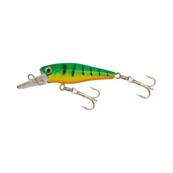 Umělá nástraha KAMASAKI - Wobler PERCH-3 4,5cm/3,5g GREEN-YELLOW