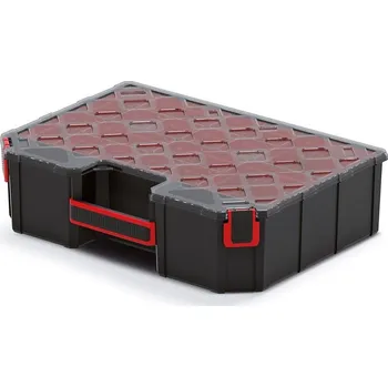 Úložný box Kufříkový organizér 39 × 28,4 × 10,5 cm II, krabičky, černá