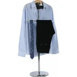 Max-i Věšák, němý sluha, přírodní dřevo / chrom, SUNIL