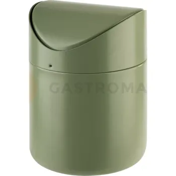 Venkovní odpadkový koš Stolní nádoba na odpadky 1,2 l, zelená | APS, 40802