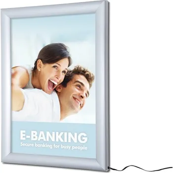 Světelný LED klaprám A3, hliník