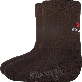 Pánské termo ponožky Little Angel ponožky froté Outlast® - černá Velikost: 30-34 | 20-22 cm
