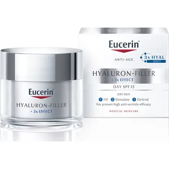 Eucerin Hyaluron-Filler + 3x Effect denní krém pro suchou pleť 50 ml