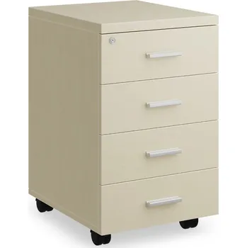 Zásuvkový kontejner Kontejner SimpleOffice 40 x 48 cm - 4 zásuvky, bříza