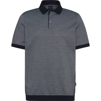 Pánské tričko Bugatti pánské triko s límečkem 8150 55107A 220 Černá L