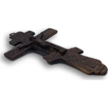 Obraz Ruský kříž na žehnání - Barva Hnědá