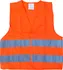 reflexní vesta Compass EN 1150 dětská výstražná vesta oranžová