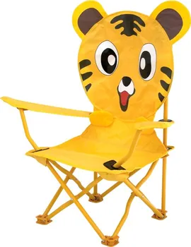 kempingová židle Dětská kempingová židle Eurotrail Ardeche Animal žlutá
