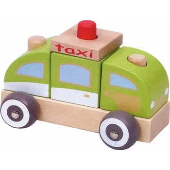 Masážní přístroj iBOX Dřevěné taxi auto (W05C010)
