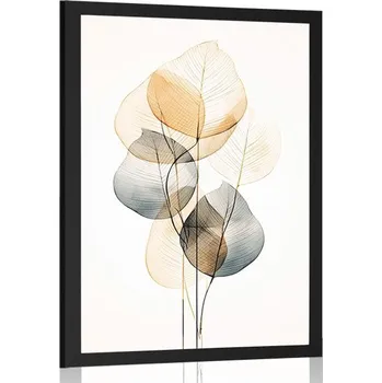 Plakát Dovido Plakát abstraktní listy No2