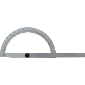Úhloměr 4CZech Úhloměr obloukový NEREZ 0-180°, 200x290 mm - 4CZ-1089-07-200
