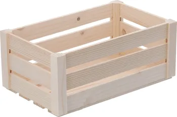 Úložný box ČistéDřevo P002 dřevěná bedýnka střední