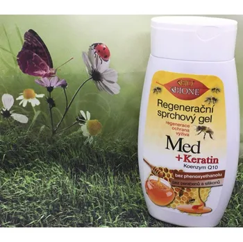 Koupelová kosmetika Regenerační sprchový gel med + Q10