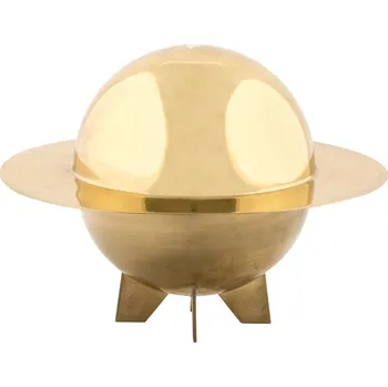 Servírovací mísa COSMIC DINER LUNAR 32 cm, s víkem, mosazná, Seletti