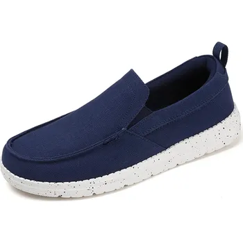 Pánské mokasíny Pánské prodyšné slip-on boty Barva: Modrá, Velikost: 47