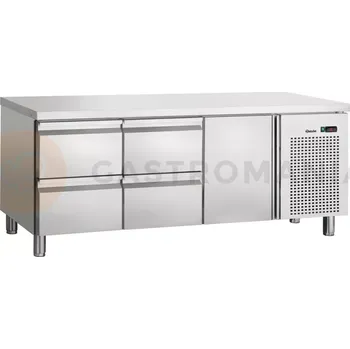 Chladící stůl, 1 dveře, 4 šuplíky, 1792x700x850 mm | BARTSCHER, S4T1-150