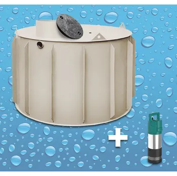 NAŠE JÍMKY Nádrž 2v1 - 12 m³ kruhová k obetonování