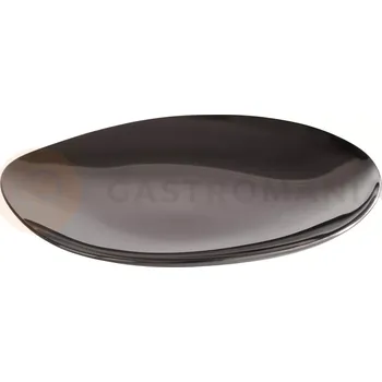 Servírovací stolek Servírovací talíř 90x90x10 mm, černý | APS, Pebble