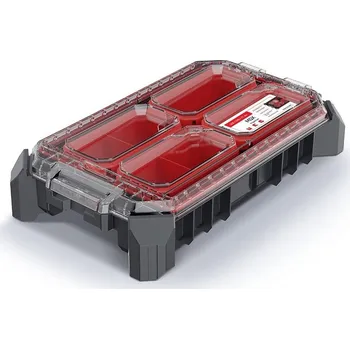 Organizér C, 36,8 cm, nízký s krabičkami, černá