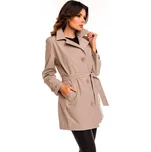 Dámský kabát / plášť model 63547 / 63550 - Cabba béžová 52