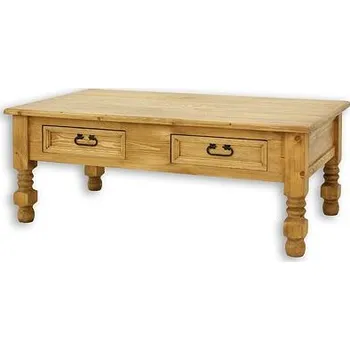 Obývací stěna Konferenční stolek ST707 povrchová úprava - včelí vosk Přírodní včelí vosk šířka stolu 135 hloubka stolu 75