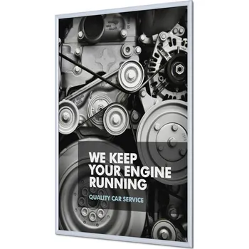 Rám na obraz Klaprám A0, ostrý roh, profil 25 mm, stříbrná