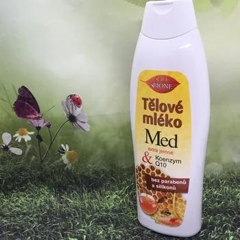 Tělový krém Tělové mléko med + Q10
